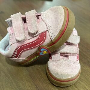 Toddler Velcro Vans Size 4